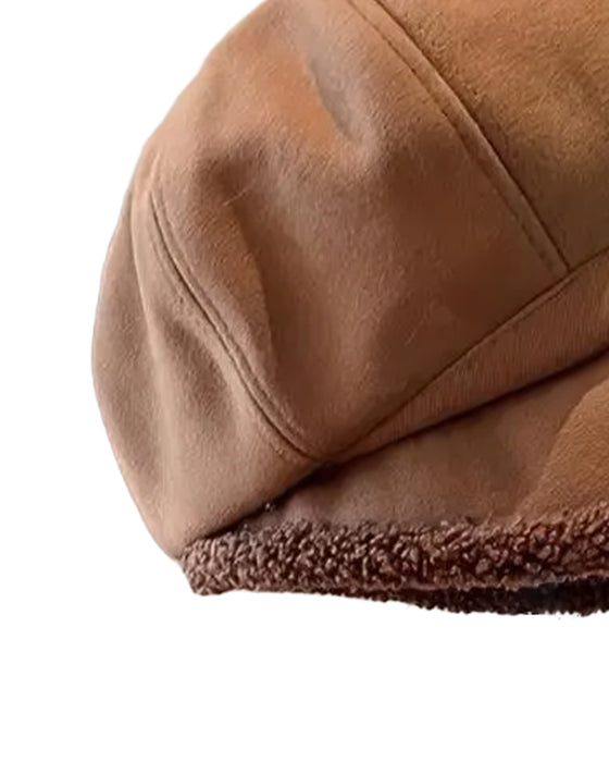 Chapeau Femme Uni Peluche Pêcheur Chaud