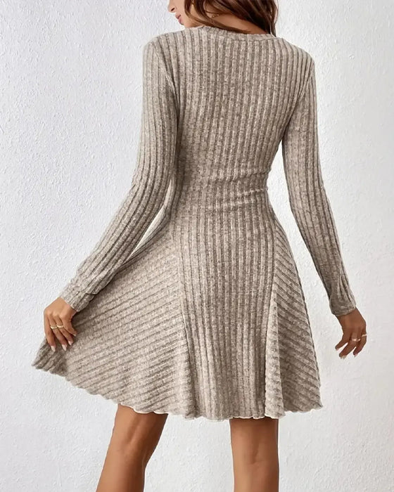 Robe Ligne A Manche Longue