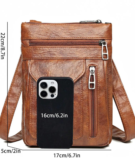 Sac Bandoulière Élégant Vintage Pour Femme