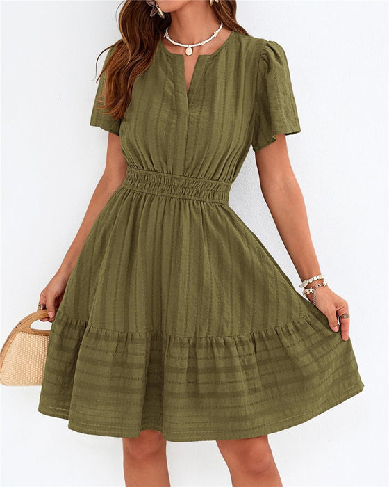 Robe Col V Coupe A