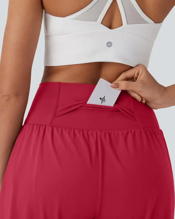 Shorts Uni Taille Haute