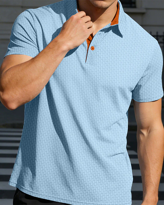 T-Shirt Homme, Uni, Manches Courtes