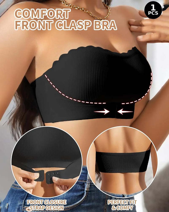 Lingerie Femme Bord Vague Sans Bretelles