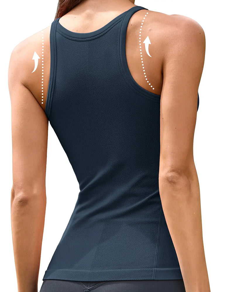 Débardeur Avec Soutien-Gorge Intégré Et Dos Nageur Sport