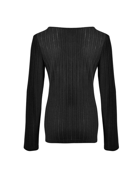 Blouse Col V Manches Longues