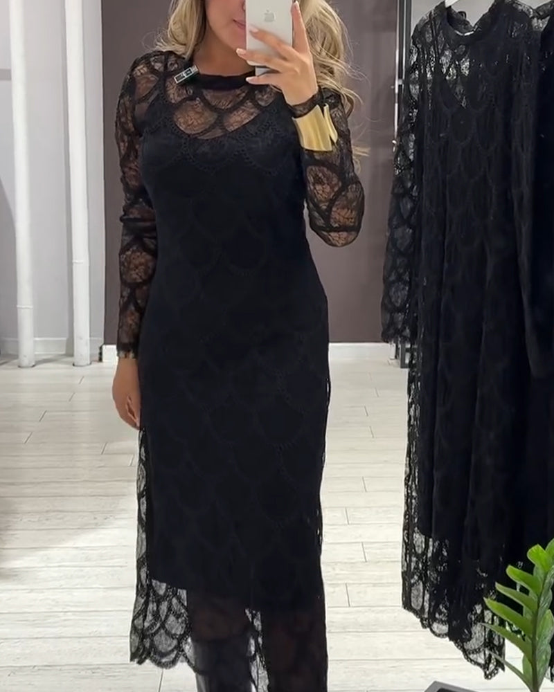 Ensemble Cover Up & Robe Cami Dentelle