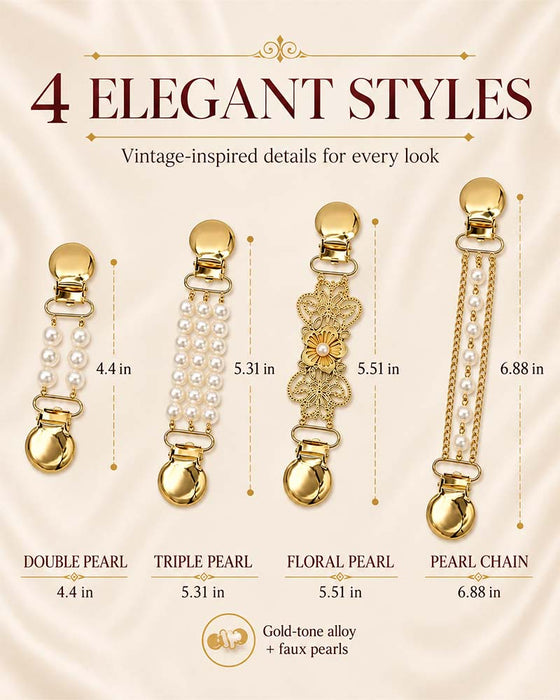📿Pince À Ceinture Multi-Usages | Attache Pour Cardigan Et Châle💎