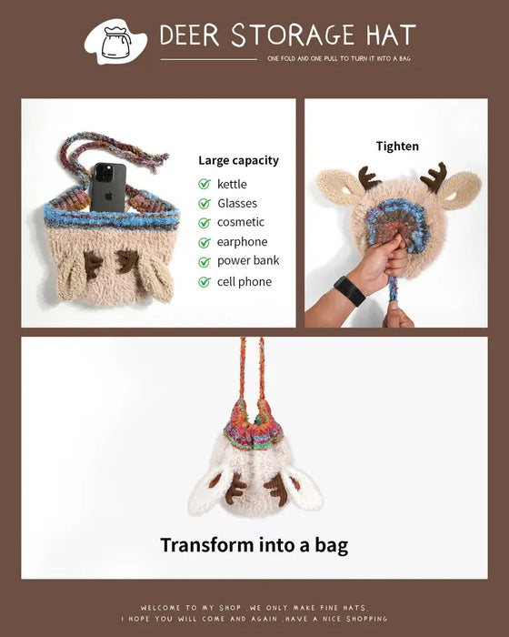 Design Original Chapeau De Noël Festif Avec Bois
