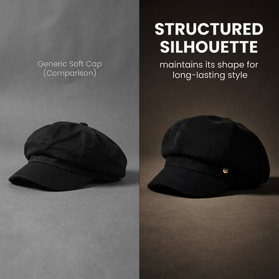 Casquette Newsboy De Style Britannique