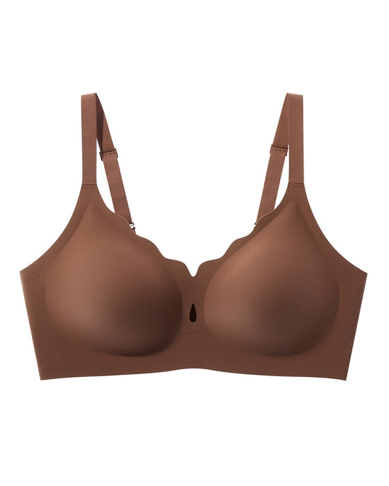 Soutien-Gorge Femme Avec Découpe En Goutte D’Eau Et Fleurs Festonnées