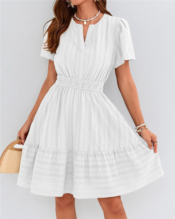Robe Col V Coupe A