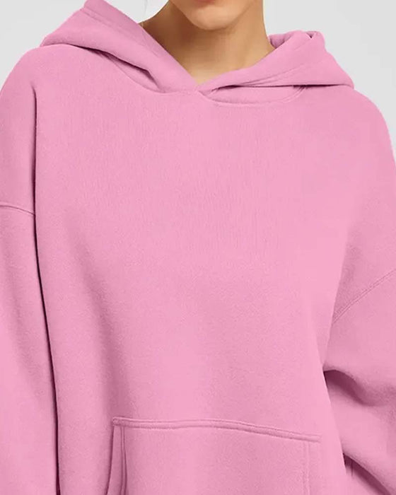 Hoodie Unie Manche Longue Décontracté