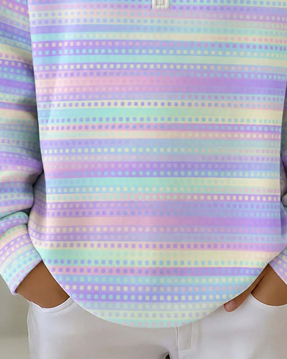 Sweat‑shirt Revers Manches Longues
