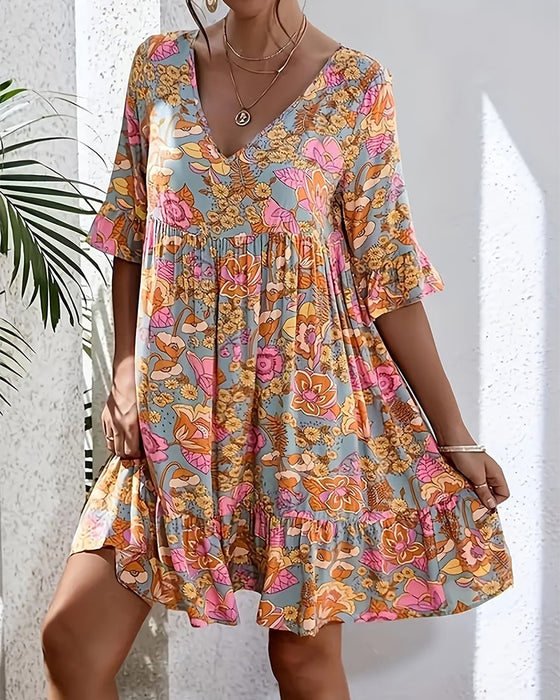 Robe Bohème Floral