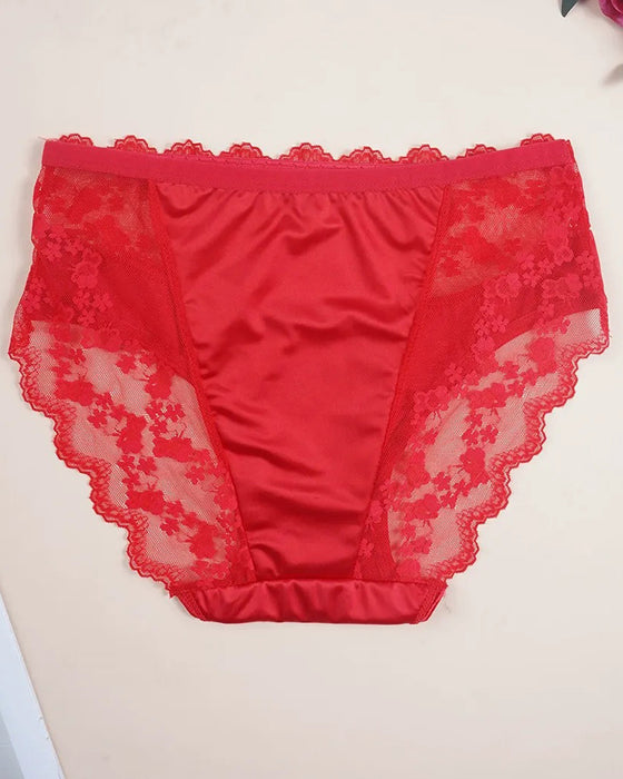 Culotte Uni Dentelle