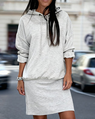 Robe Sweat À Capuche Casual