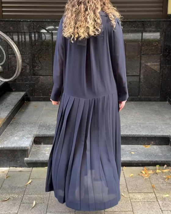 Ensemble Slip Plissé Robe