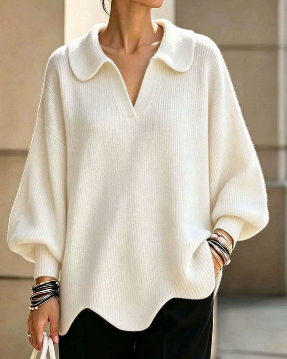 Pull Uni À Revers