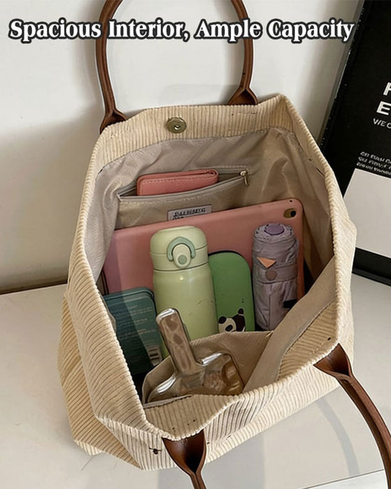 Sac Imprimé Lettre Tote