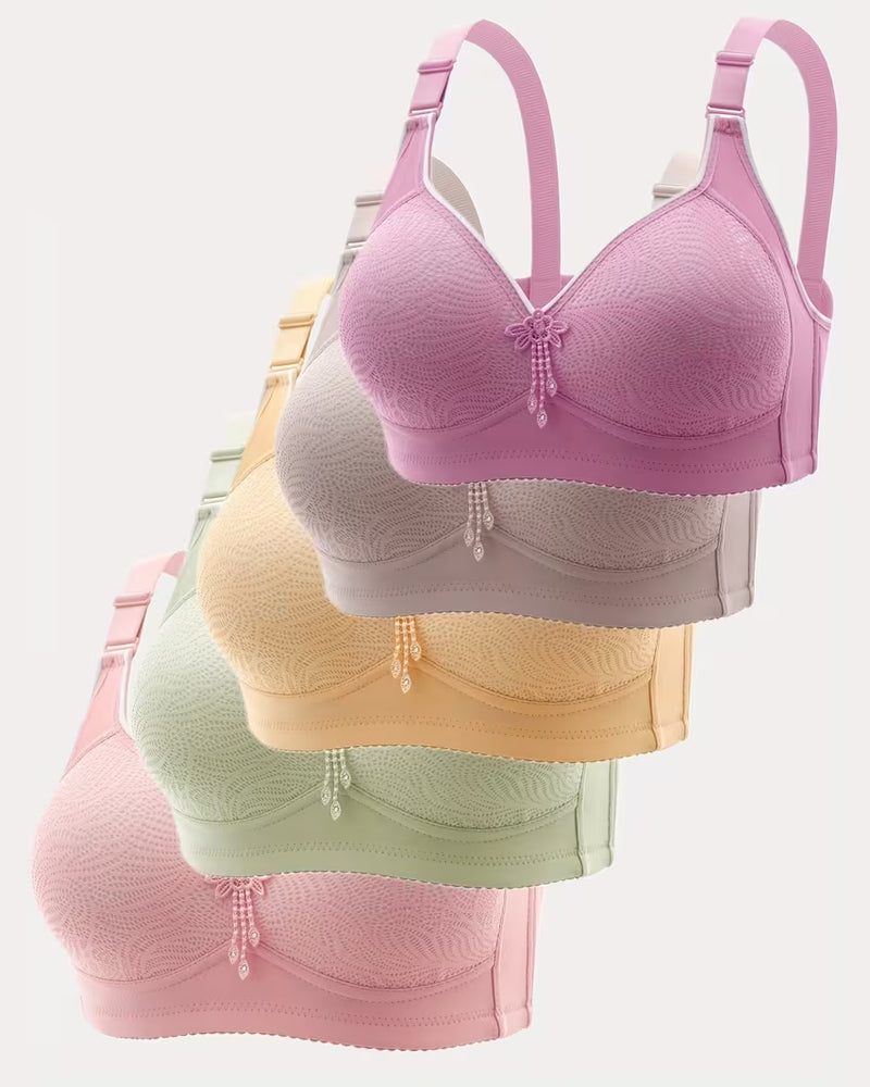 Soutien-Gorge Sexy Sans Armatures À Motif Floral