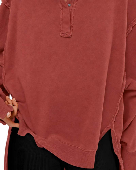 Sweat Uni Manches Longues