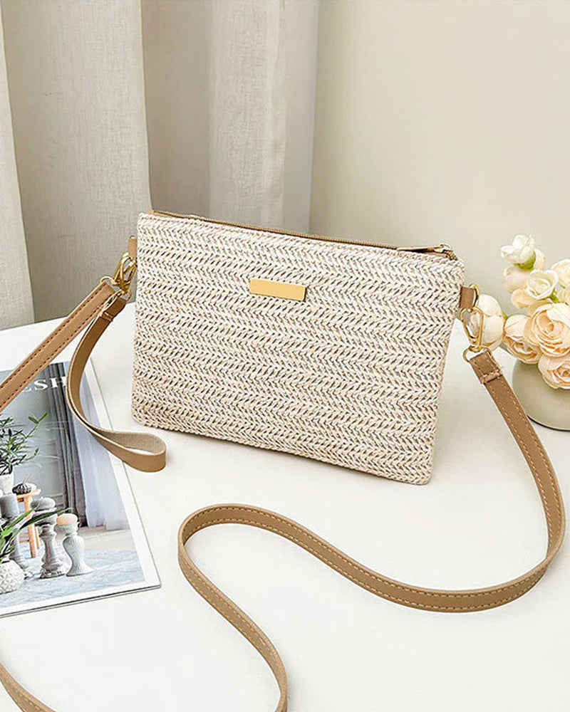Pochette Bandoulière – Légère, Polyvalente, Accents Métalliques ✨
