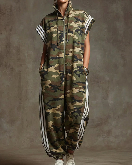 Combinaison Camouflage Rayure Utilitaire
