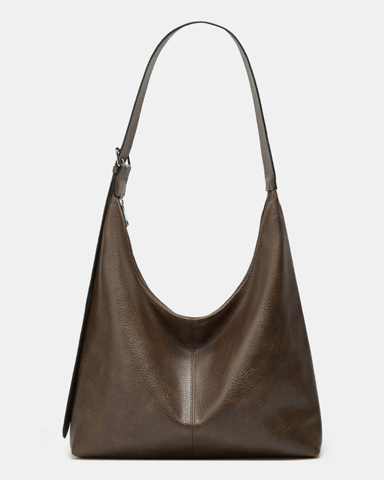 Sac Femme Uni Pu Cuir Épaule