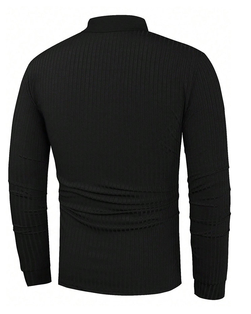 Chemise Col Bouton Rayure Verticale