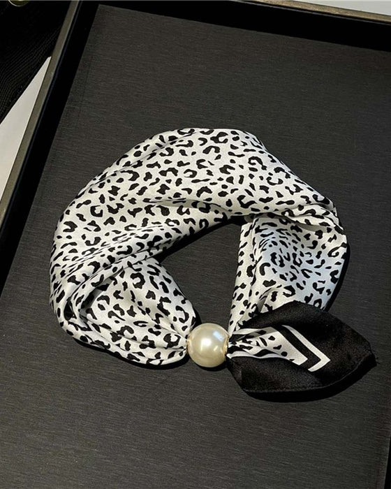 Glamour Sans Effort: Écharpe Collier De Perles 🧣