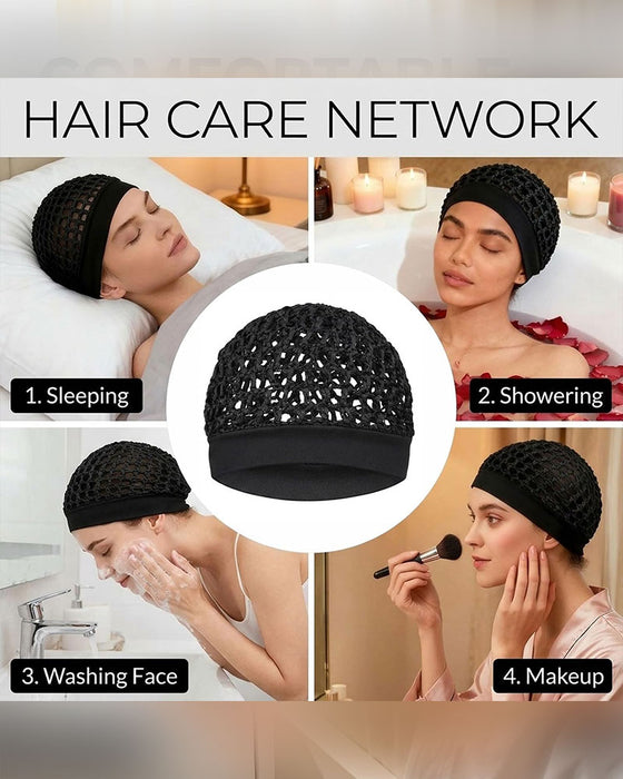 Bonnet Élastique À Large Bord Pour Sommeil