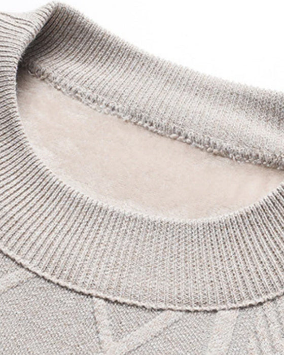 Pull HommeS Hiver Doudoune Chaud Tricoté