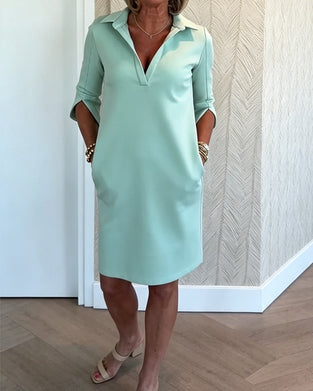 Robe Slim Fit Manche Courte Polo