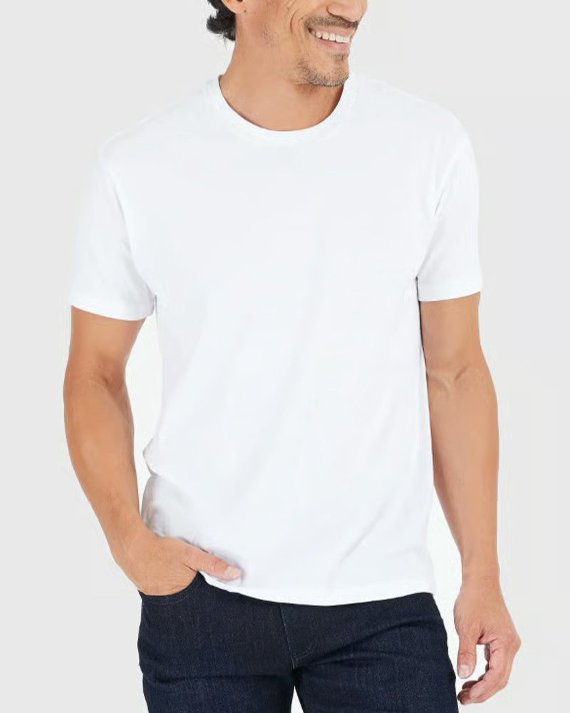T-Shirt Col Rond Ajusté Slim