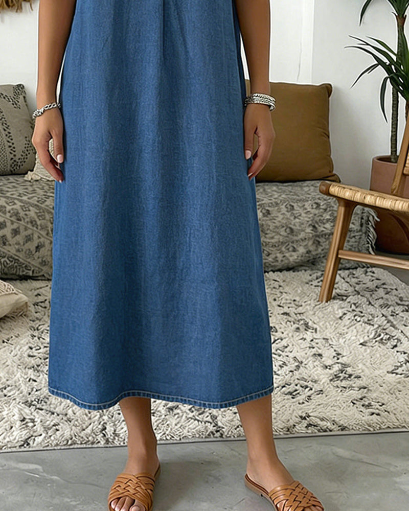 Robe À La Mode Loose Droite