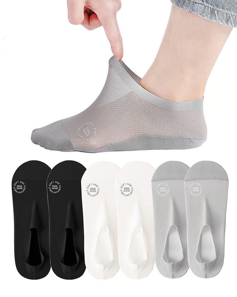 Chaussettes Homme Soie Glacée Bateau
