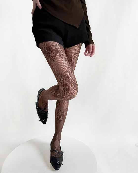 Nouveaux Bas Amincissants Floraux Sexy