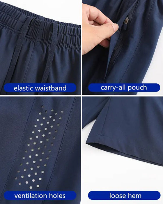 Shorts Poche Cordon Athlétique Décontracté