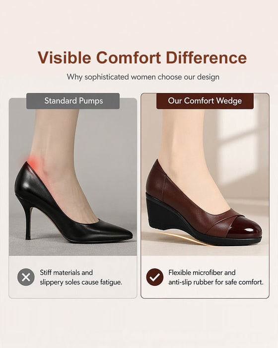 Talons Femme Confortables Compensés Hauts