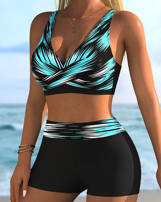 Bikini Dégradé Croix Boxer Short