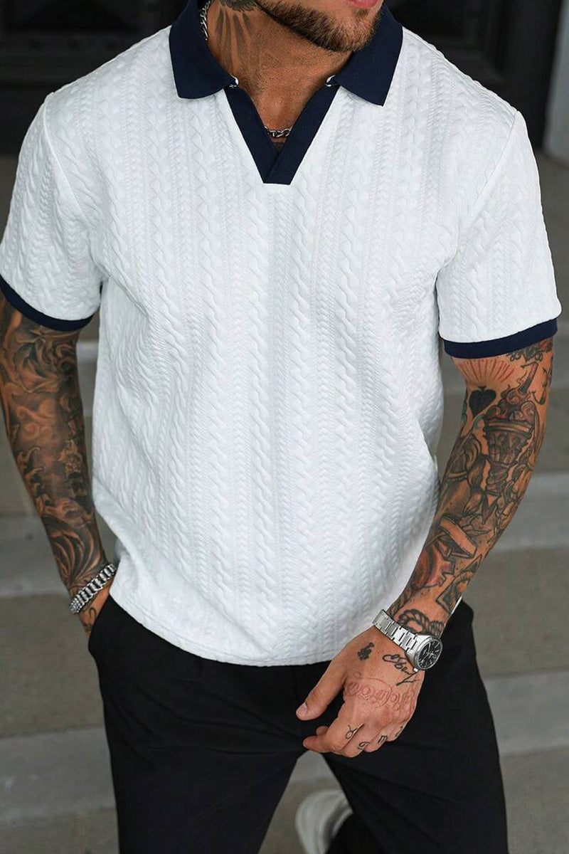 Chemise Homme Jacquard Tissé