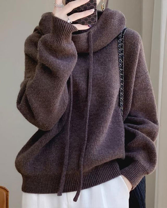 Pull Col Cowl Manches Longues