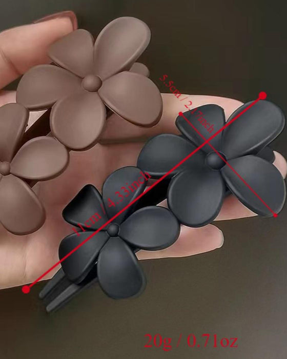 Barrettes Filles Dos Florale