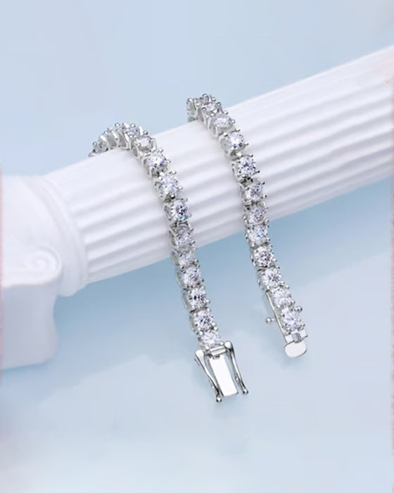 Bracelet Étincelant Moissanite