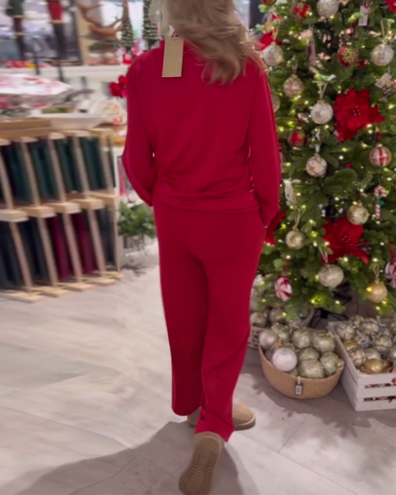 Ensemble Deux Pièces Décontracté Style Sportswear