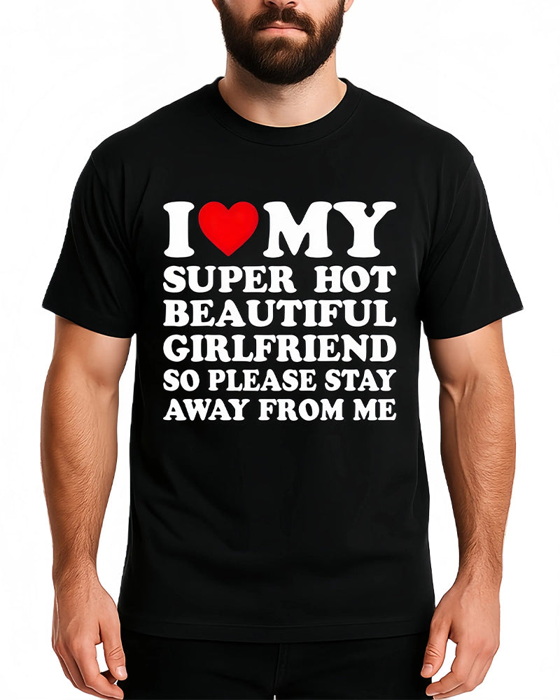 T-Shirt Graphisme Lettre Humoristique
