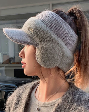 Bonnet Chaud Tricoté Tendance