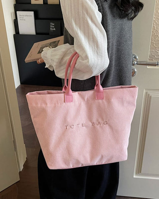 Sac Imprimé Lettre Tote