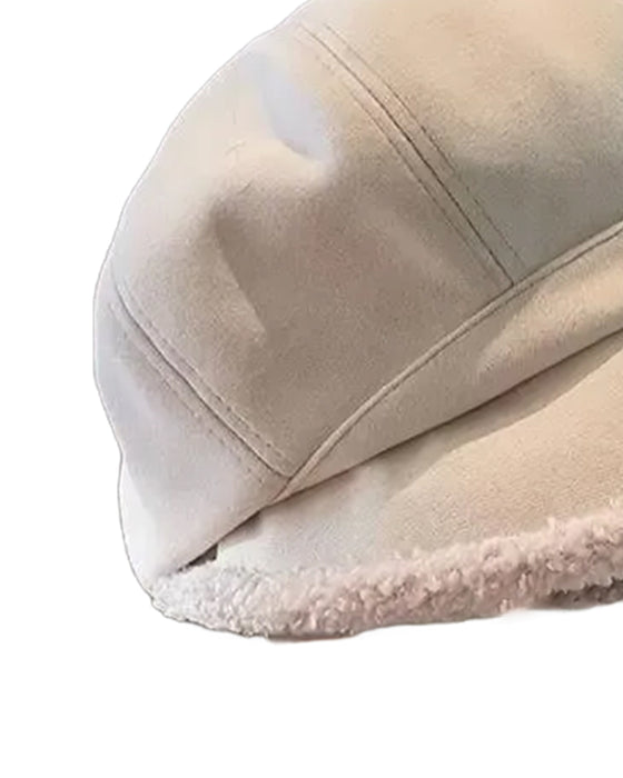 Chapeau Femme Uni Peluche Pêcheur Chaud