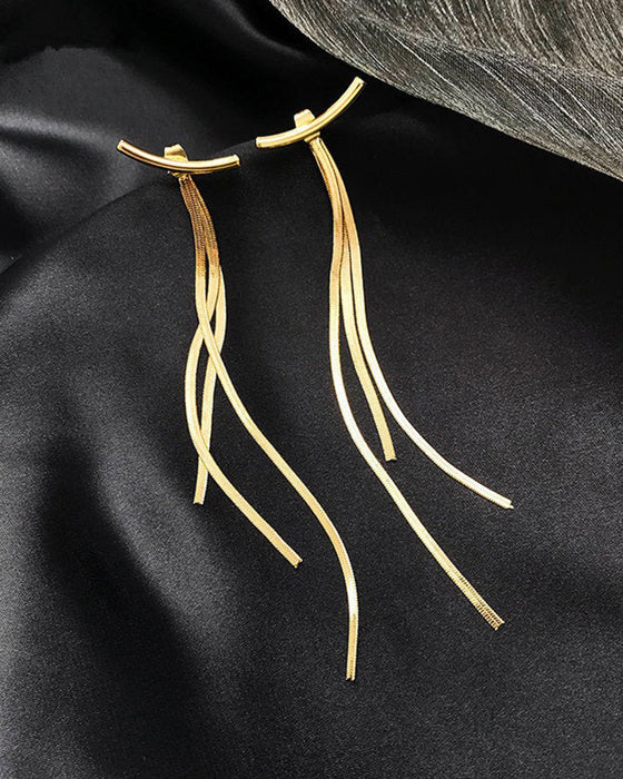Boucle D'oreille Pendentif En Fil